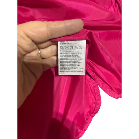 H &M hot pink short puffer jacket 8-9 pockets guc - Picture 6 of 8